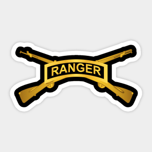 Ranger Tab w  Infantry Branch wo Txt Sticker